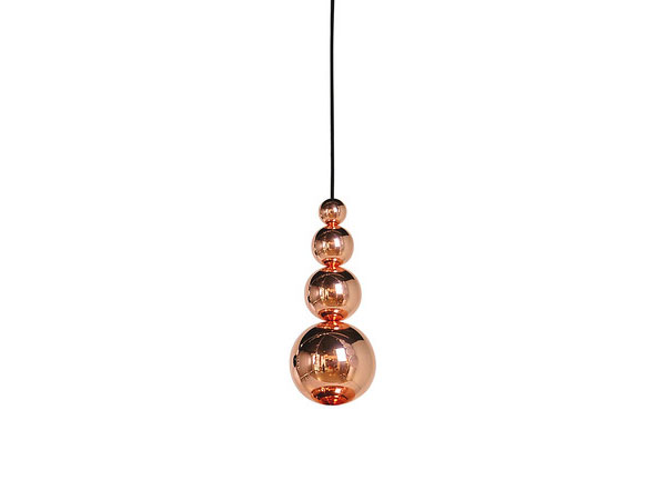 Copper bubble pendant from Innermost