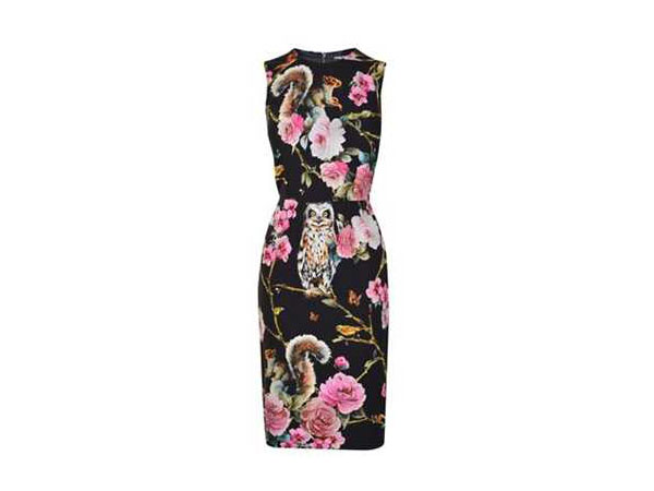 Forest pencil dress from Dolce and Gabbana