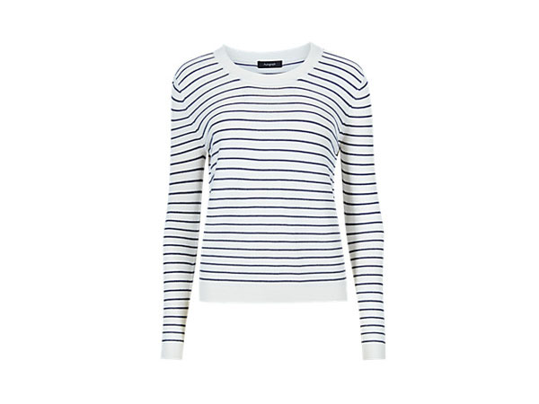 Round neck striped jumper from Autograph by Marks & Spencer