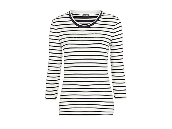 Striped jumper with gemstone trim from Gerry Weber