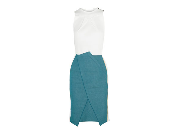 Crepe and cotton blend dress from Rouland Mouret
