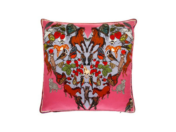 I Love Everything cushion from Silken Favours, London