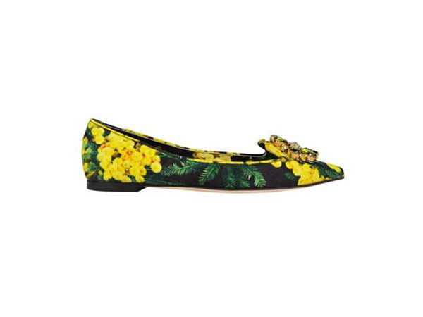 Mimosa jewel shoes from Dolce and Gabbana