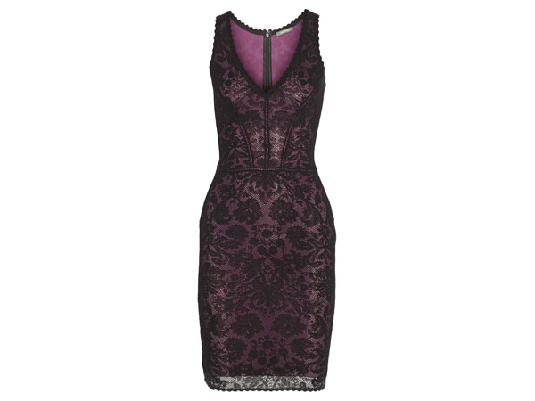 Purple lace dress from Zac Posen