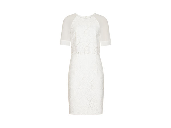 Calla floral overlay dress from Reiss