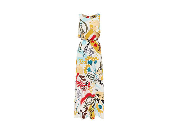 Illustration print maxi dress from Therapy