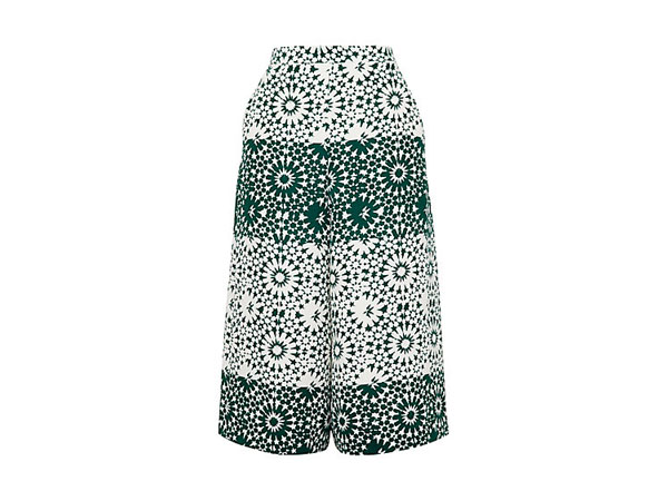 Mosaic print culottes from Whistles