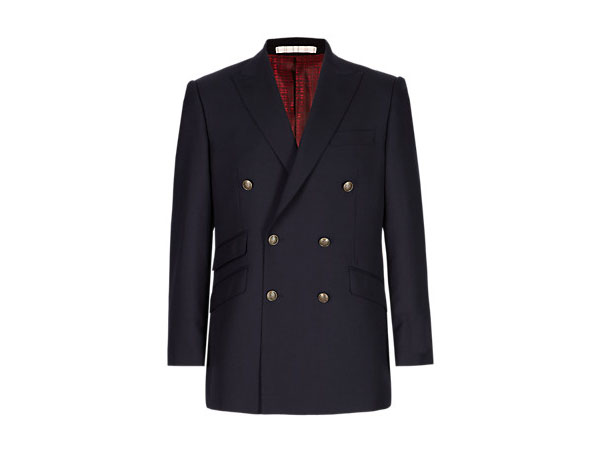 Pure new wool double breasted blazer from M and S Collection Luxury