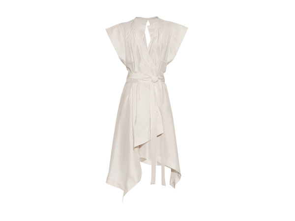 Lief wrap-front silk dress from Isabel Marant