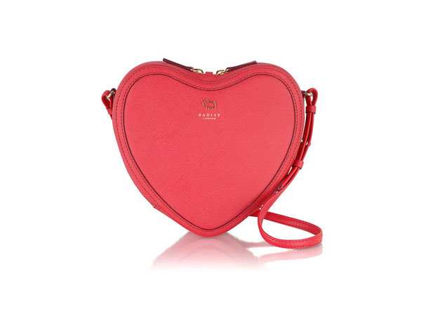 Love lane heart-shaped bag from Radley