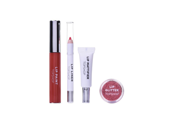 Glitter lip kit from Topshop