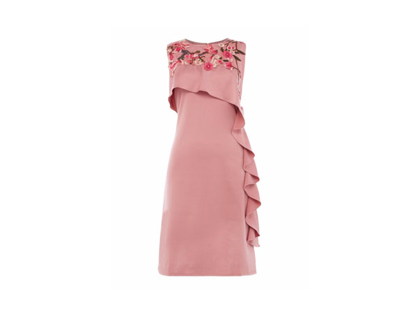 Sleeveless embroidered shift dress from Twilight Rose