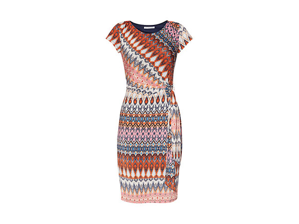 Abstract print jersey dress from Gina Bacconi