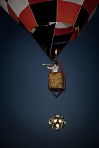 The Balloonist, Alex Randall lights, photographs Claire Rosen