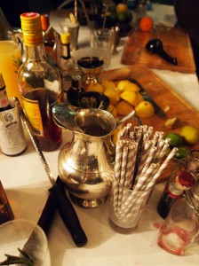 Cocktail ingredients, South Place Hotel