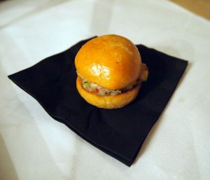 Mini burger, South Place Hotel