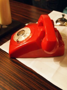 Red phone, South Place Hotel