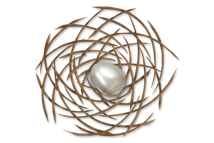 The Bird Nest Mirror by Christopher Guy