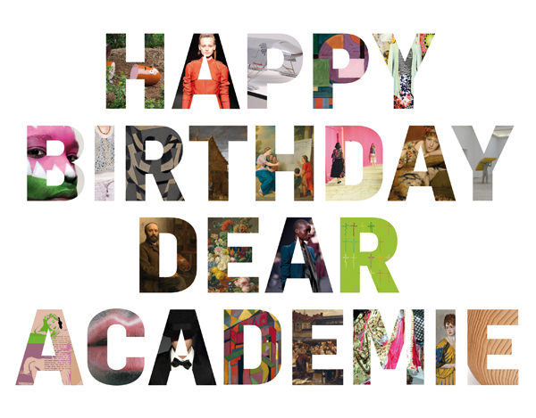 Happy Birthday Dear Academie in Antwerp