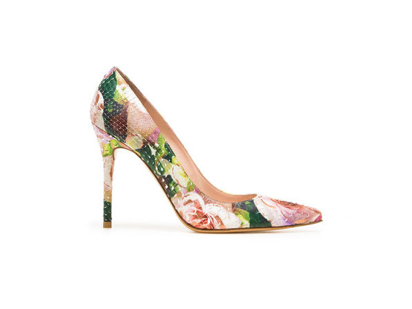 Fashion pick: Pearl floral python heels from Stuart Weitzman