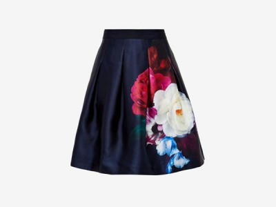 Fashion pick: Lipka blushing bouquet pleated skirt from Ted Baker