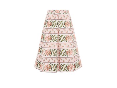 Summer floral stripe skirt from Oasis